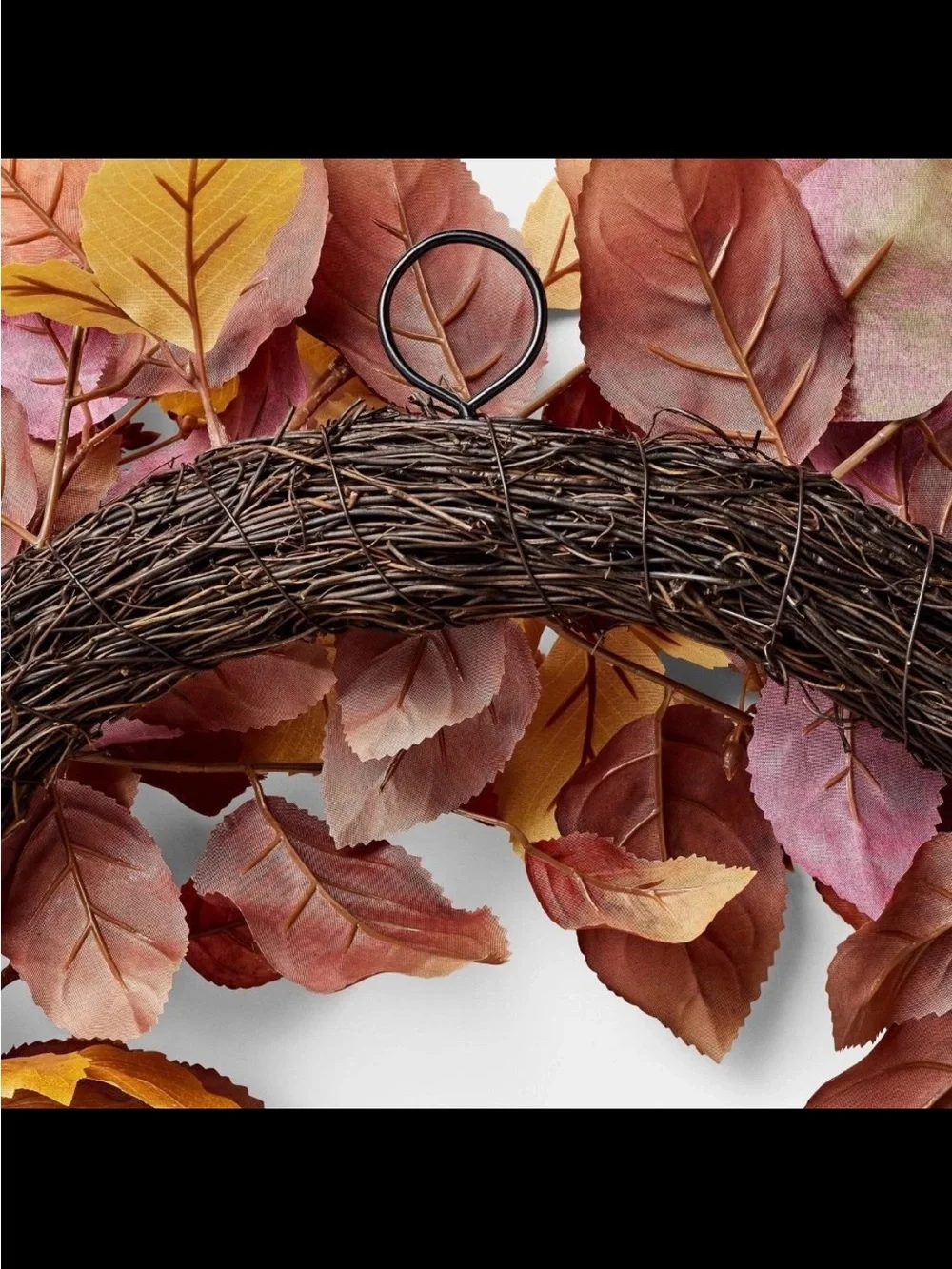 Mixed Fall Leaf Wreath - Threshold designed with Studio McGee: Fall